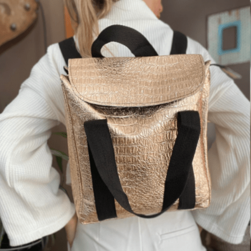 MOCHILA MATERA CROCO