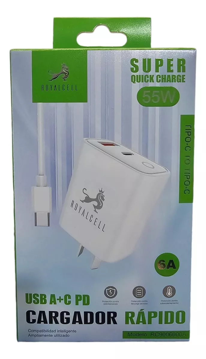 CARGADOR ROYALCEL TIPO C 