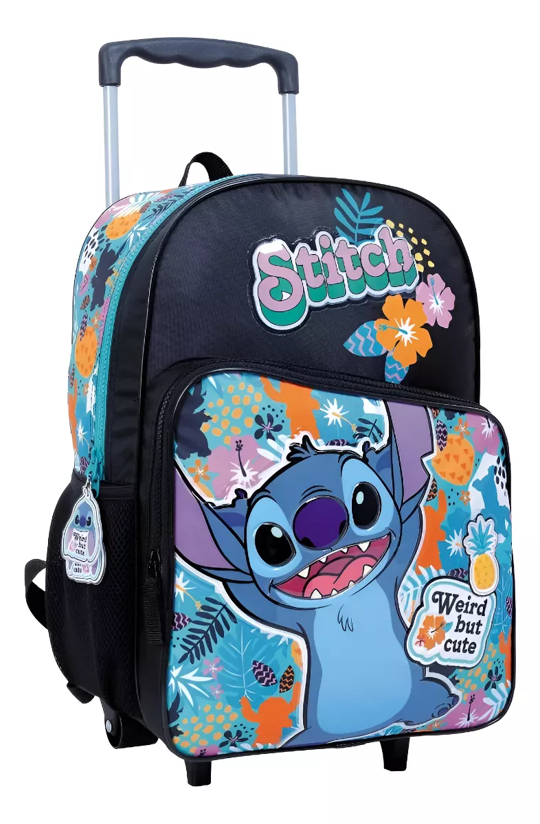 MOCHILA STICH 17 CARRO