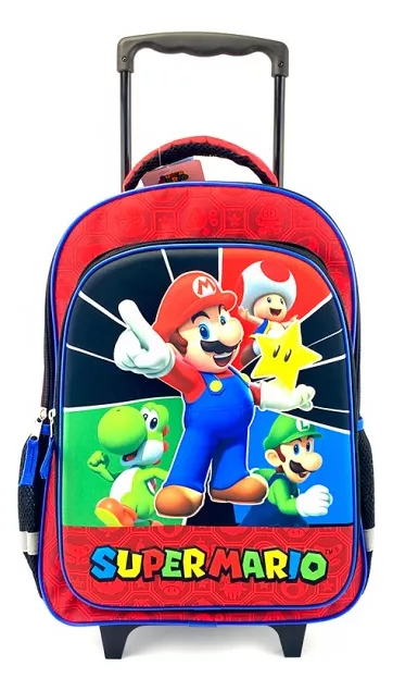 MOCHILA SUPER MARIO CARRO DE 18