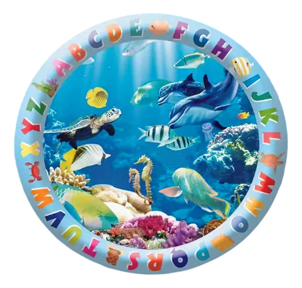 ALFOMBRA INFLABLE PARA BEBE 100X100CM