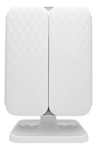 ESPEJO TRIPLE CON LUZ LED RECARGABLE