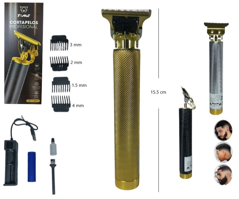 CORTA PELO RECARGABLE METAL