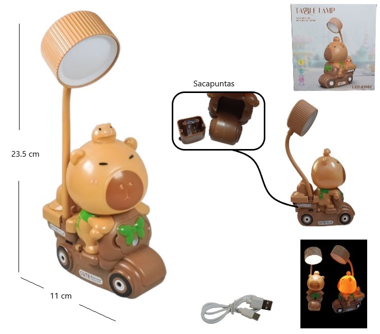 VELADOR CAPIBARA MOTO