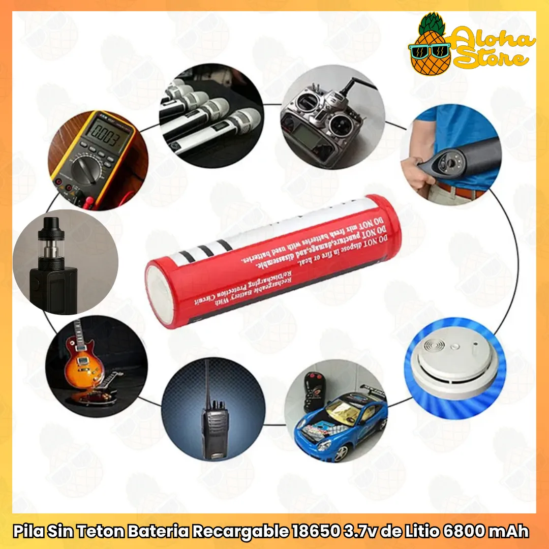 BATERIA 18650 6800 MAH