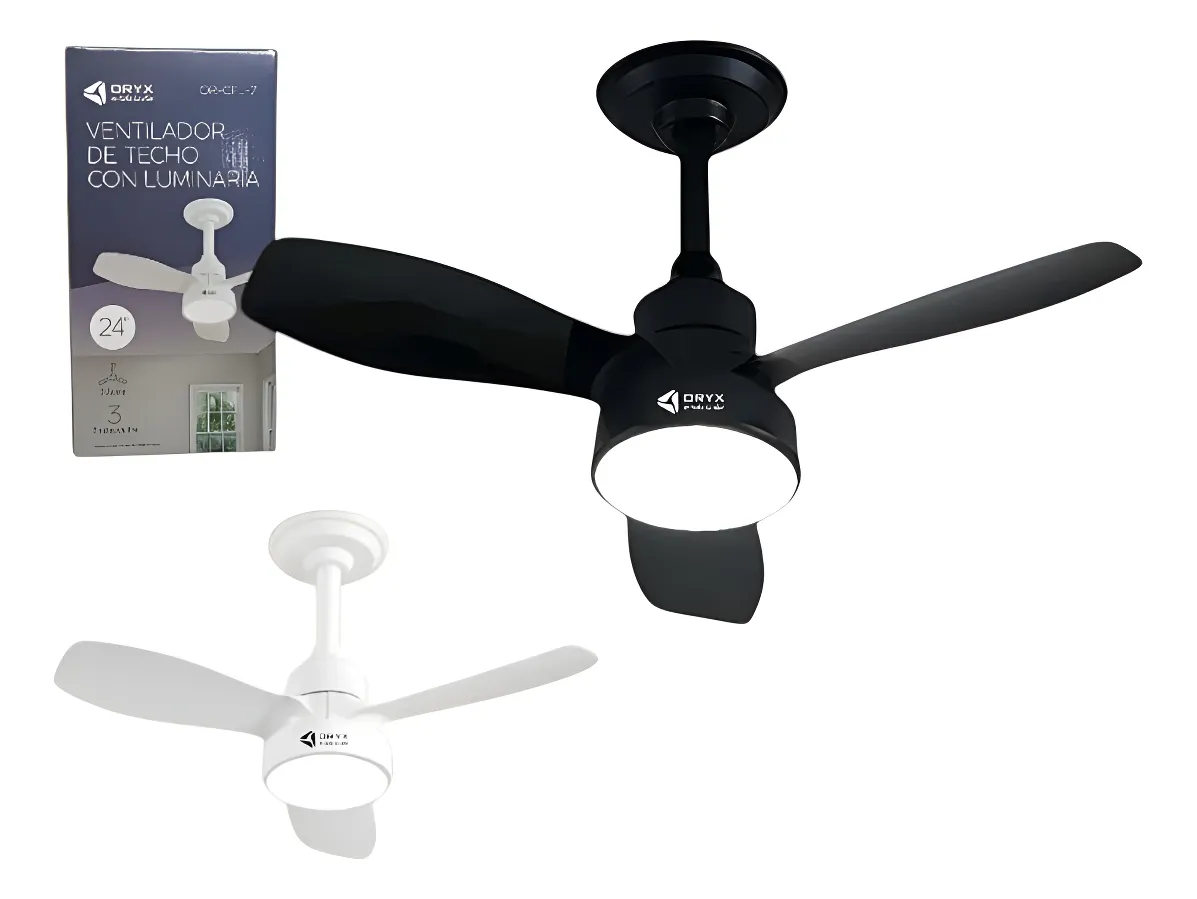 VENTILADOR DE TECHO CON LUMINARIA ORIX